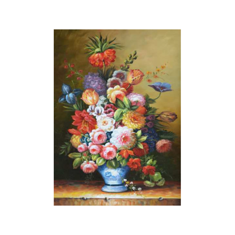 Flowers in a vase  30x40 cm