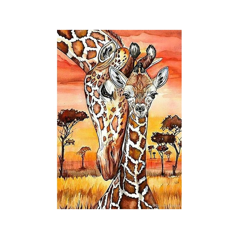  Giraffes 30x40 cm