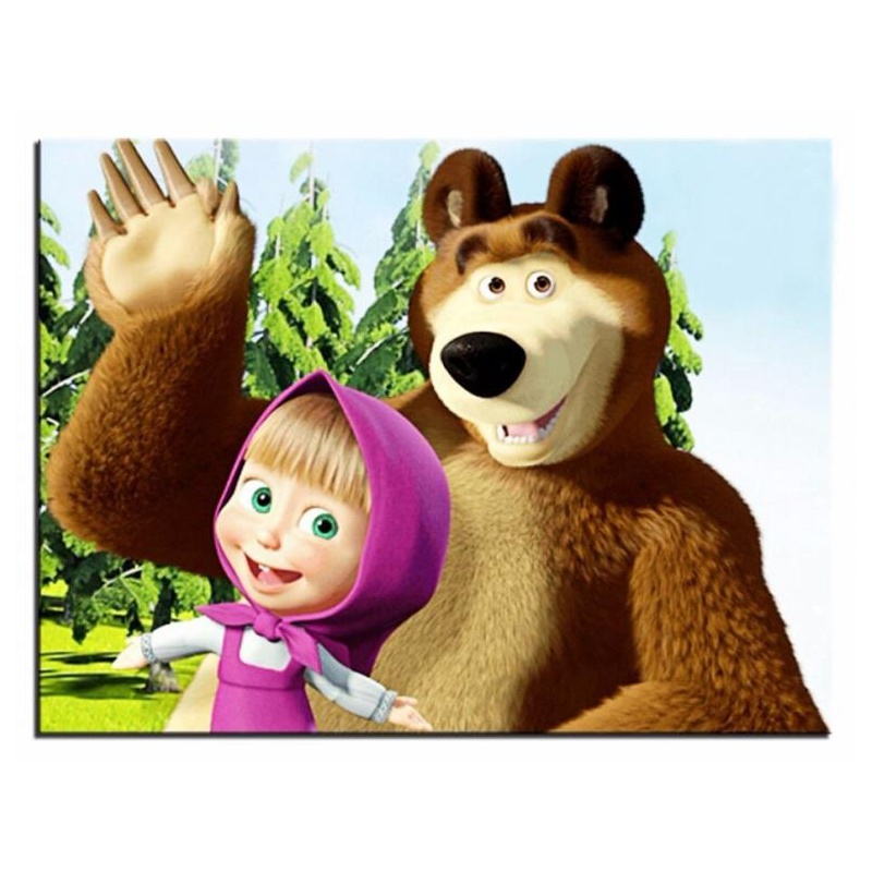  Masha and the Bear 30x40 cm