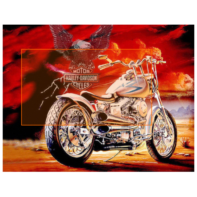 Cool Motorcycle 30x40 cm