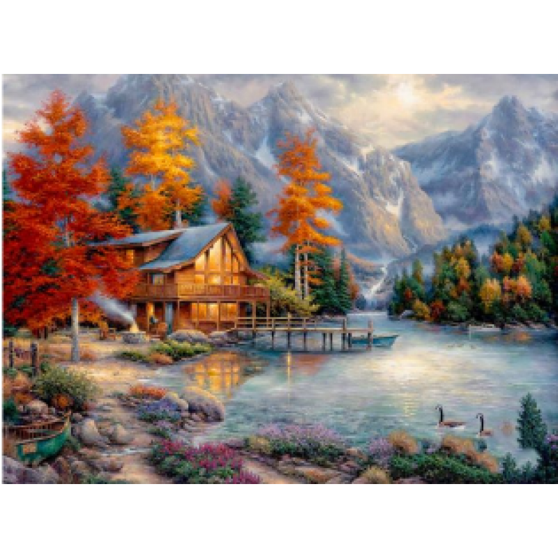 Vana Maja Jõe Ääres 30x40 cm