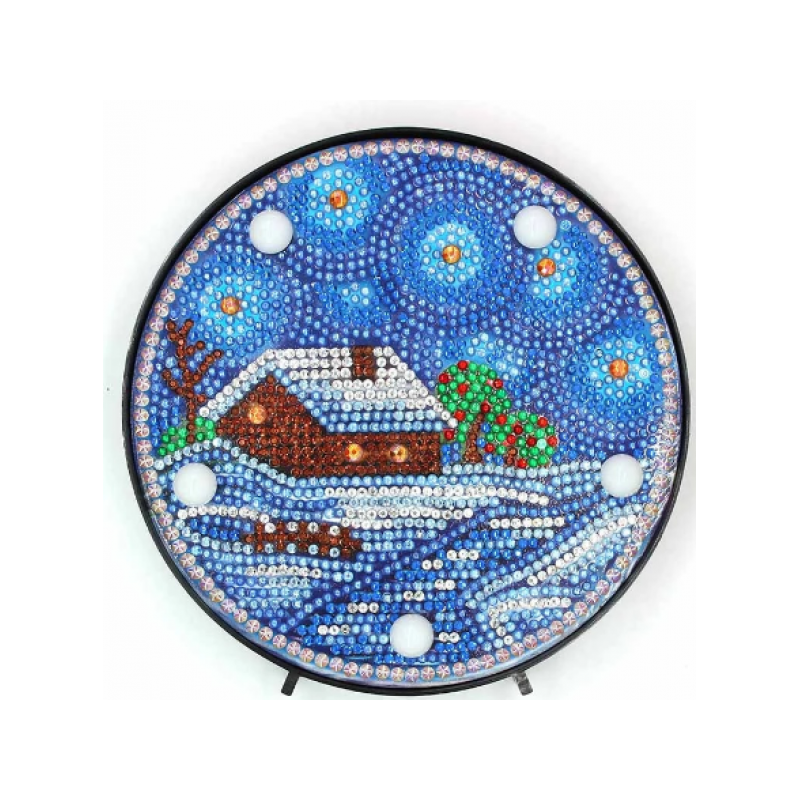 LED lamp "winter house"