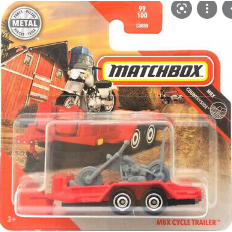 2020 - 099 - GKM34 Matchbox MBX CYCLE TRAILER
