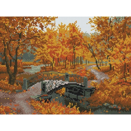 Autumn - with frame 30x40 cm
