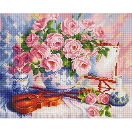 Violin - with frame 40x50 cm