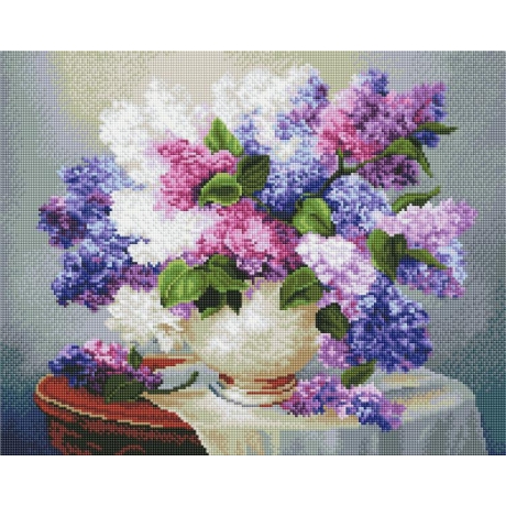 Lilacs-  with frame 40x50 cm