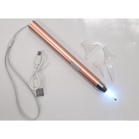 Pildspalva ar apgaismojumu (USB lādētājs)