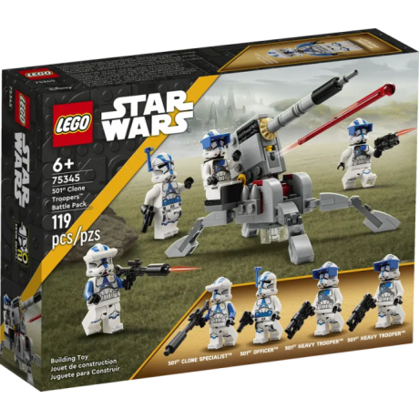 75345 LEGO® | Star Wars 501. leģiona Clone Troopers™ kaujas komplekts