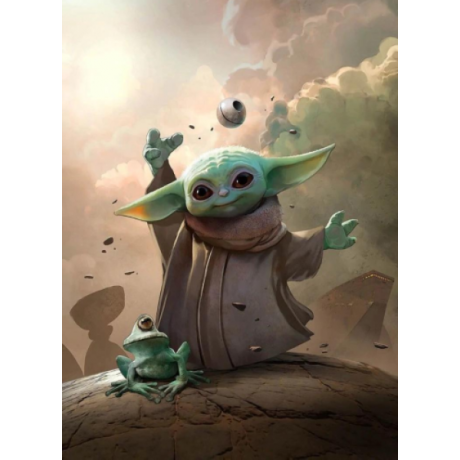 Baby Yoda 30x40 cm