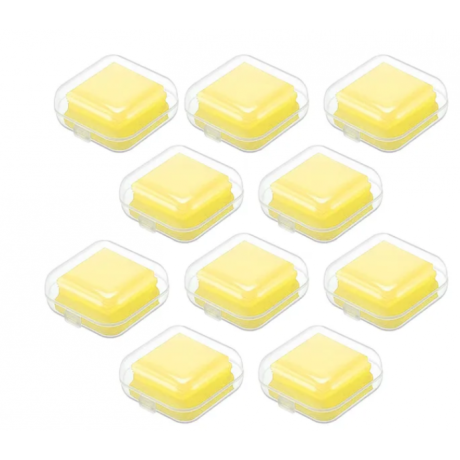 Square yellow wax for attaching diamonds