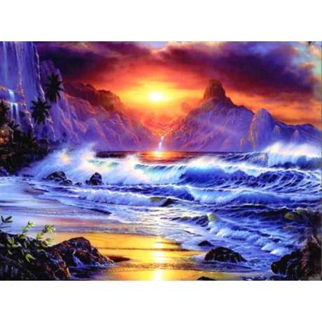 Stormy sea 30x40