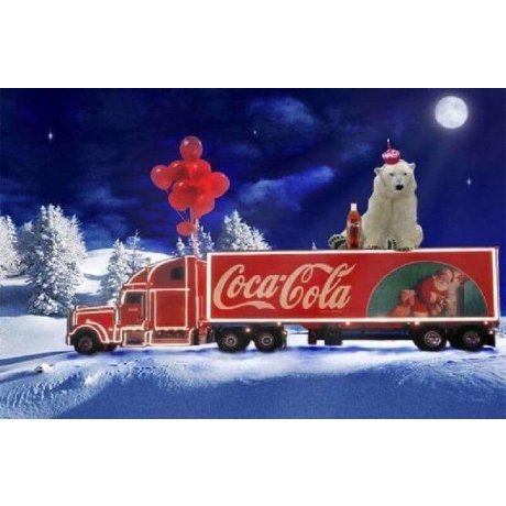 Coca-Cola Auto 30x45 cm