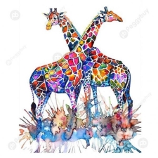 Жирафы 30x36 cm