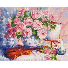 Violin - with frame 40x50 cm