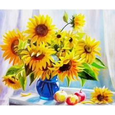 Sunflowers in a vase