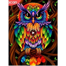 Colorful Owl 30x40 cm