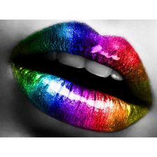 Colored lips 30x40 cm