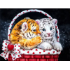 Small tigers 20x30 cm