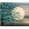 Moon view through the Branches of a Tree 30x40 cm