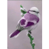 Purple and White Tit 30x40 cm