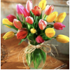 Tulips in a vase 40x40 cm